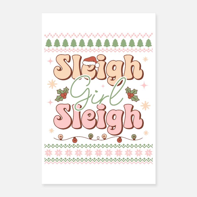 Hässlicher Weihnachtspullover Poster 40x60 cm