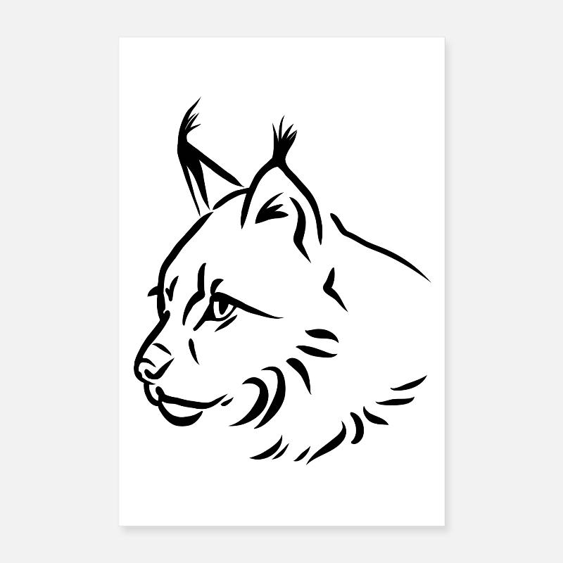 Lynx Poster 16" x 24" (40x60 cm)