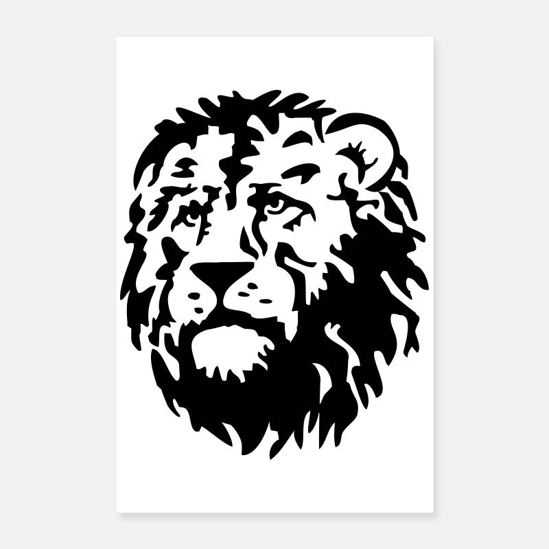 Loewe katze Poster 40x60 cm