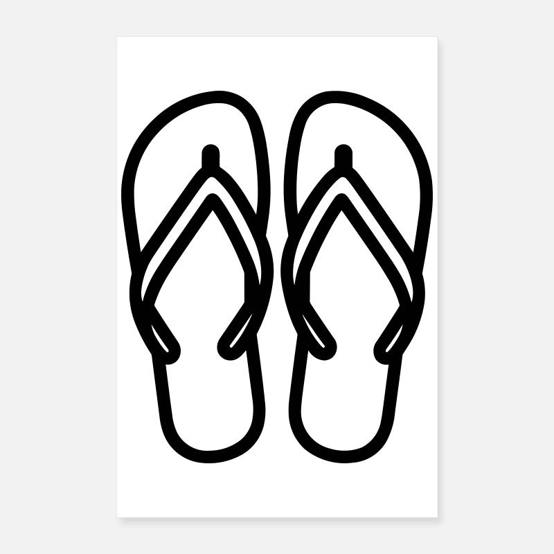 Tongs Poster 40 x 60 cm