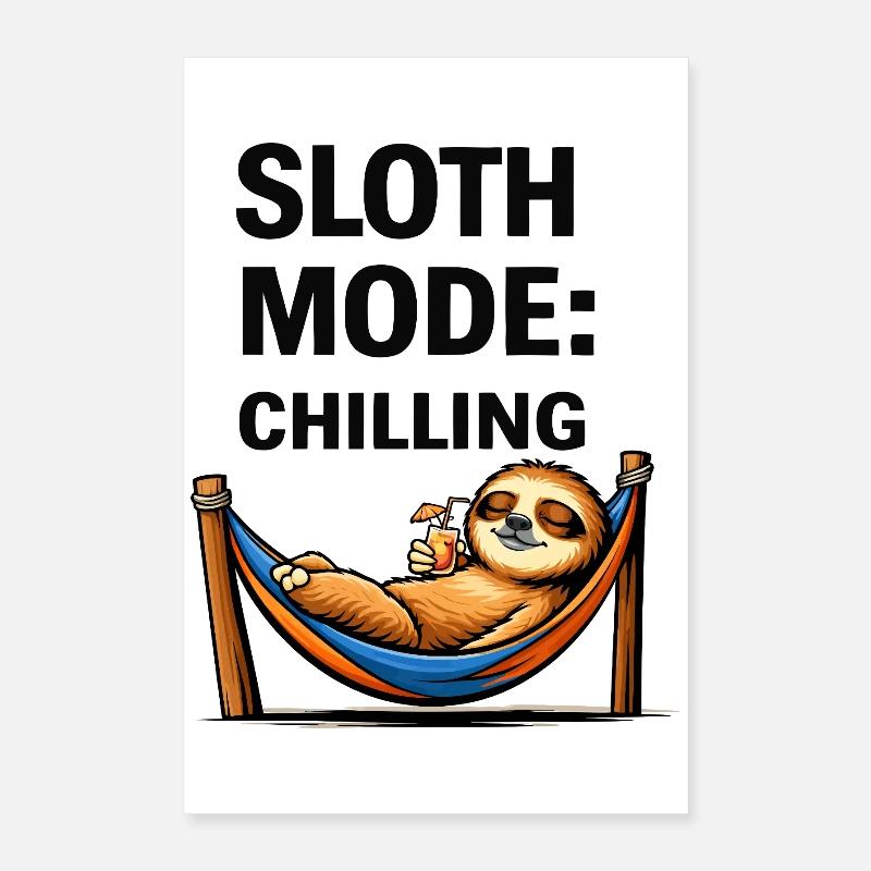 Trägheitsmodus: Erschreckend Poster 40x60 cm