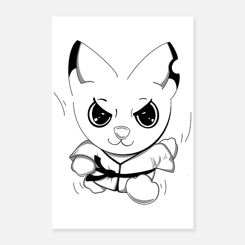 Karateeee Poster 16" x 24" (40x60 cm)