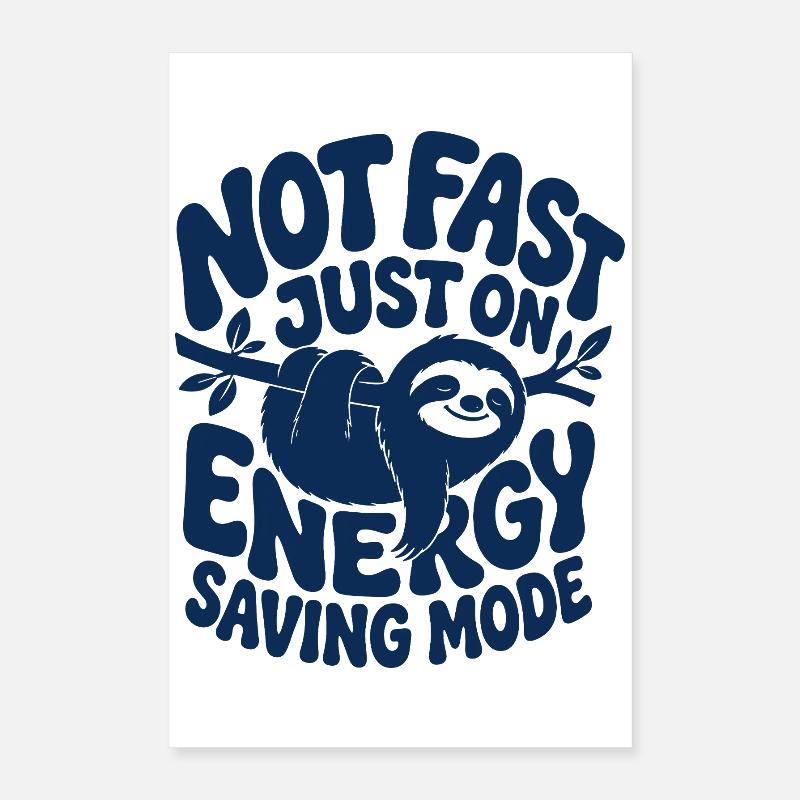 Professional Napper Sloth Poster 40x60 cm