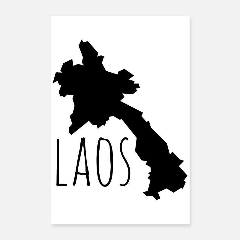 Laos Poster 40x60 cm