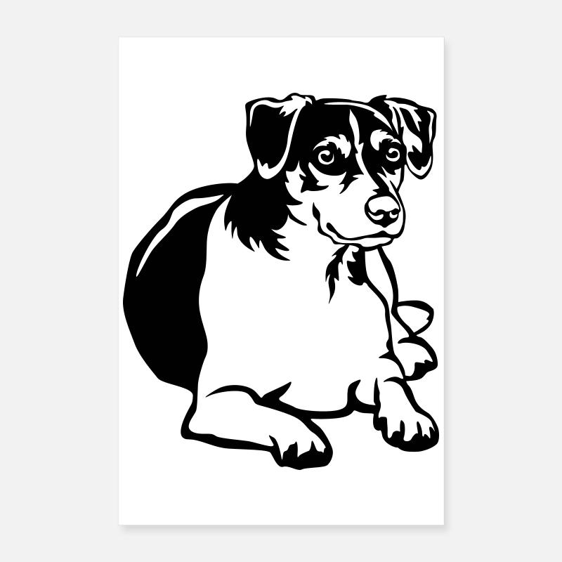 Dansk Svensk Gaardhond Poster 40 x 60 cm