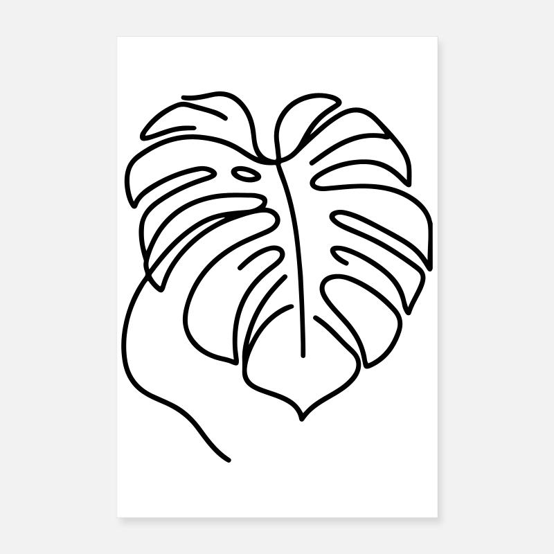 Monstera Poster 40 x 60 cm