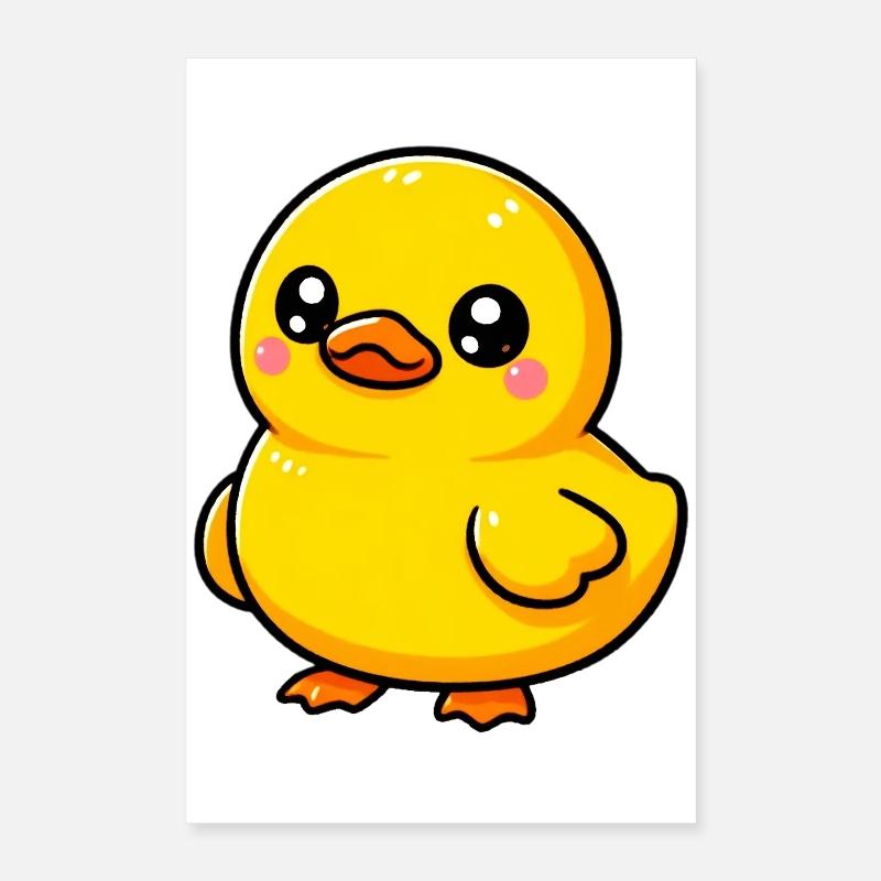 Caneton Canard Canard Canard Poster 40 x 60 cm