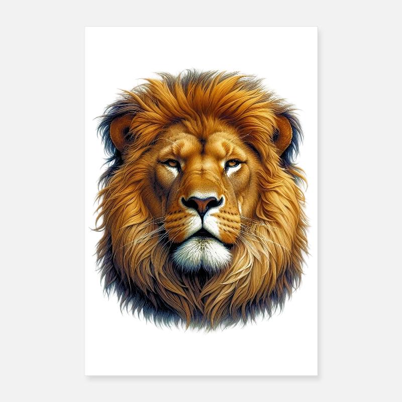 Lion Poster 40 x 60 cm