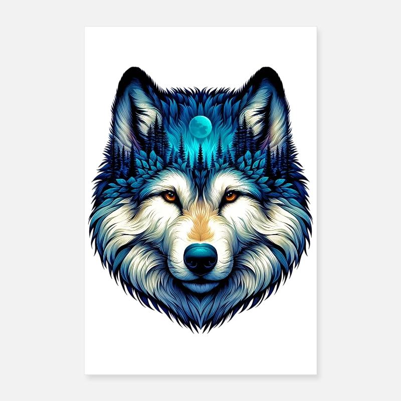 Wolf Poster 40x60 cm