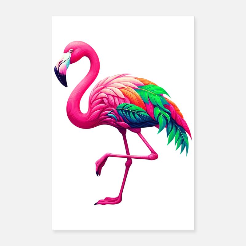 Flamingo Poster 40x60 cm