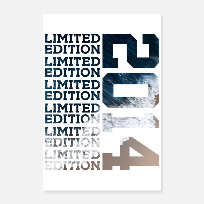 ÉDITION LIMITÉE 2014 12 ANS 12E ANNIVERSAIRE Poster 40 x 60 cm