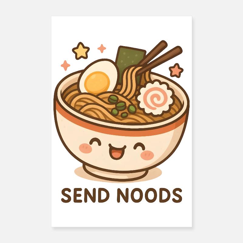 SEND NOODS Poster 16" x 24" (40x60 cm)
