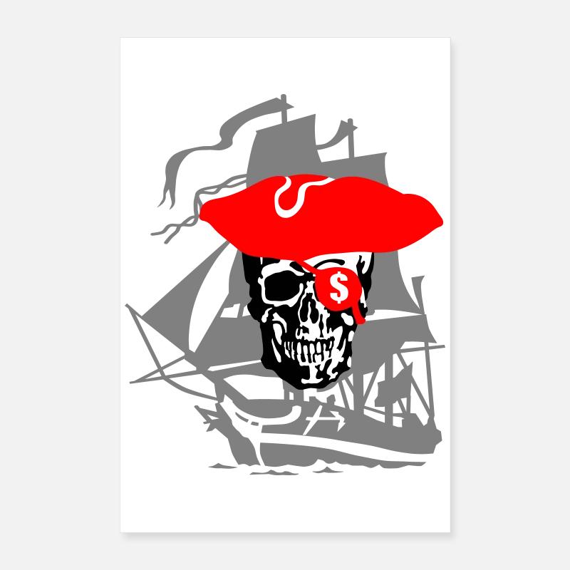 Pirate Poster 40 x 60 cm