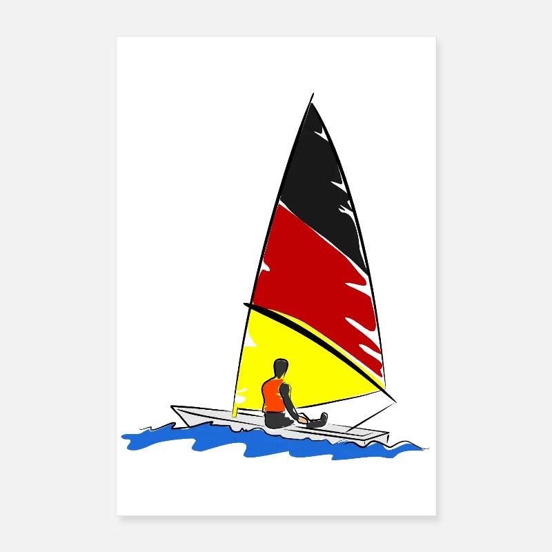 Sailboat Poster 16" x 24" (40x60 cm)