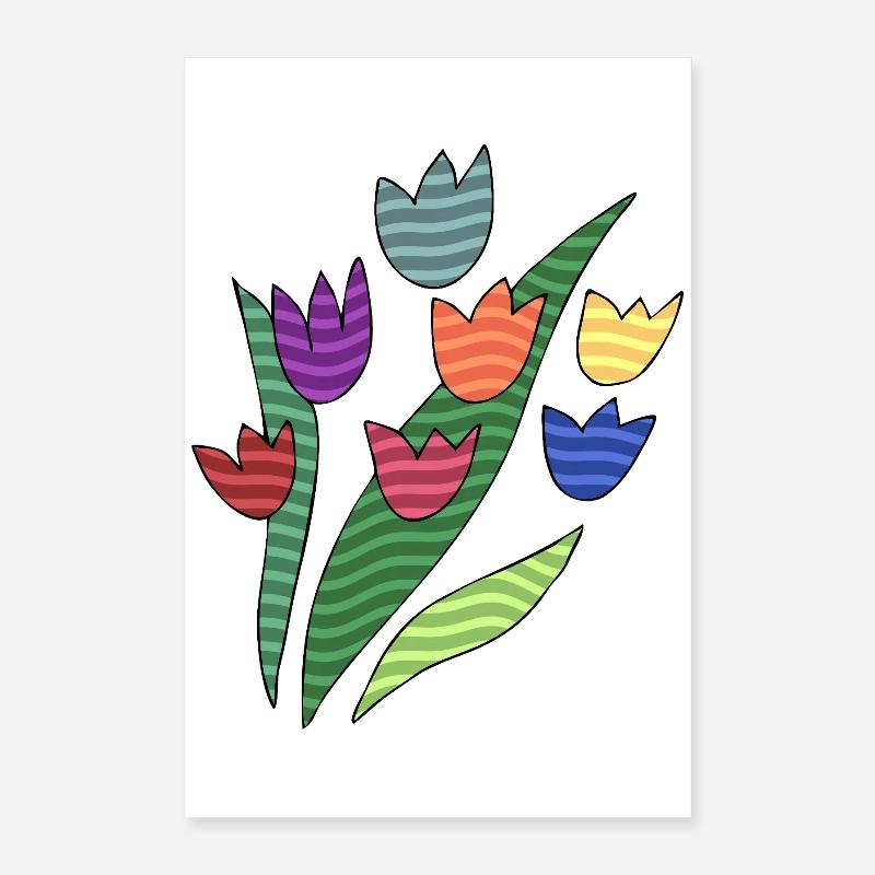 Blumen Poster 40x60 cm