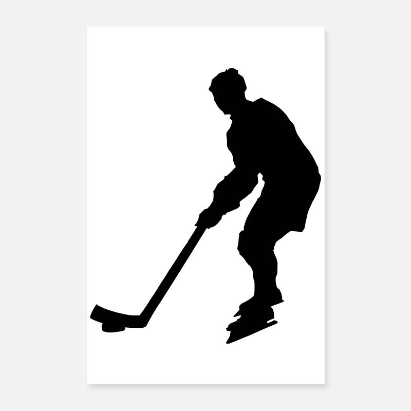 Eishockey Player Poster 40x60 cm