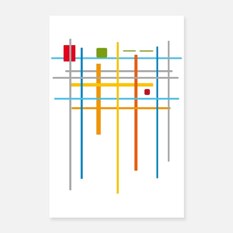 Architecture Modèle minimal 25 Poster 40 x 60 cm