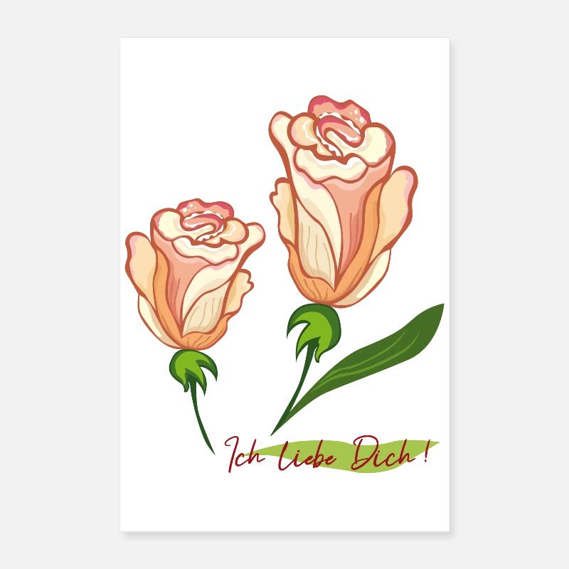 Je t’aime Poster 40 x 60 cm