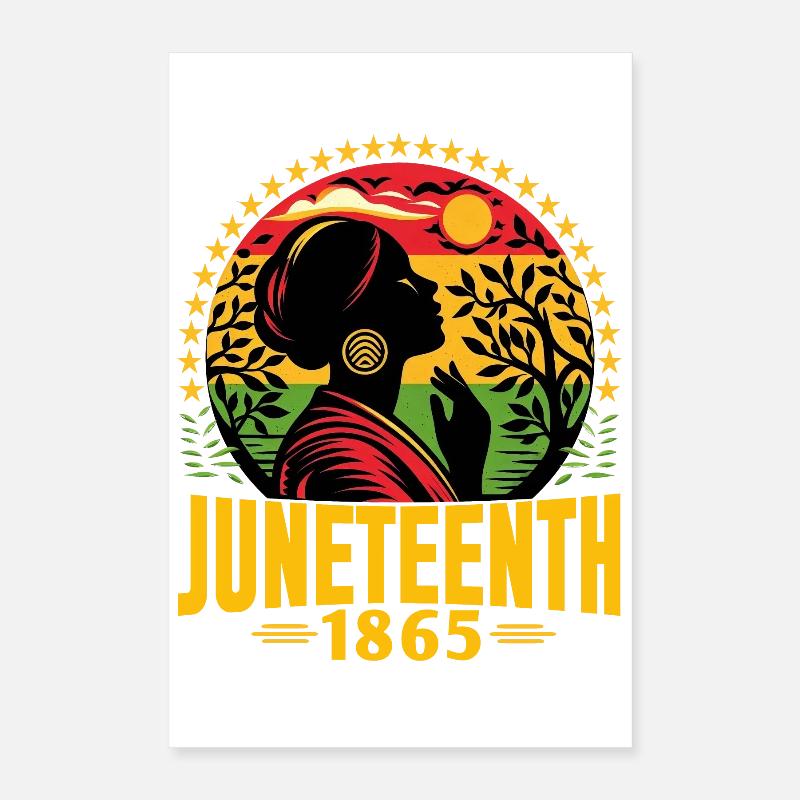 Juneteenth: 19. Juni 1865, Freiheit Poster 40x60 cm