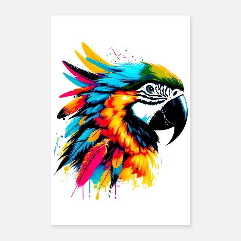 Perroquet Poster 40 x 60 cm