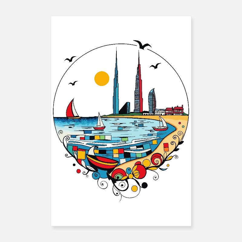 Dubaï Poster 40 x 60 cm