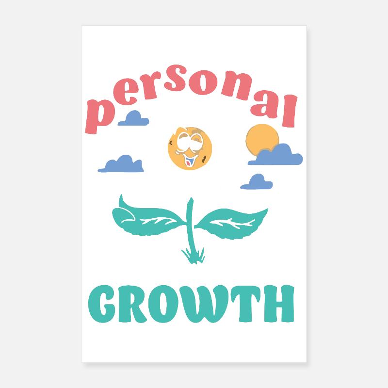 Personal Growth Daisy Poster 16" x 24" (40x60 cm)