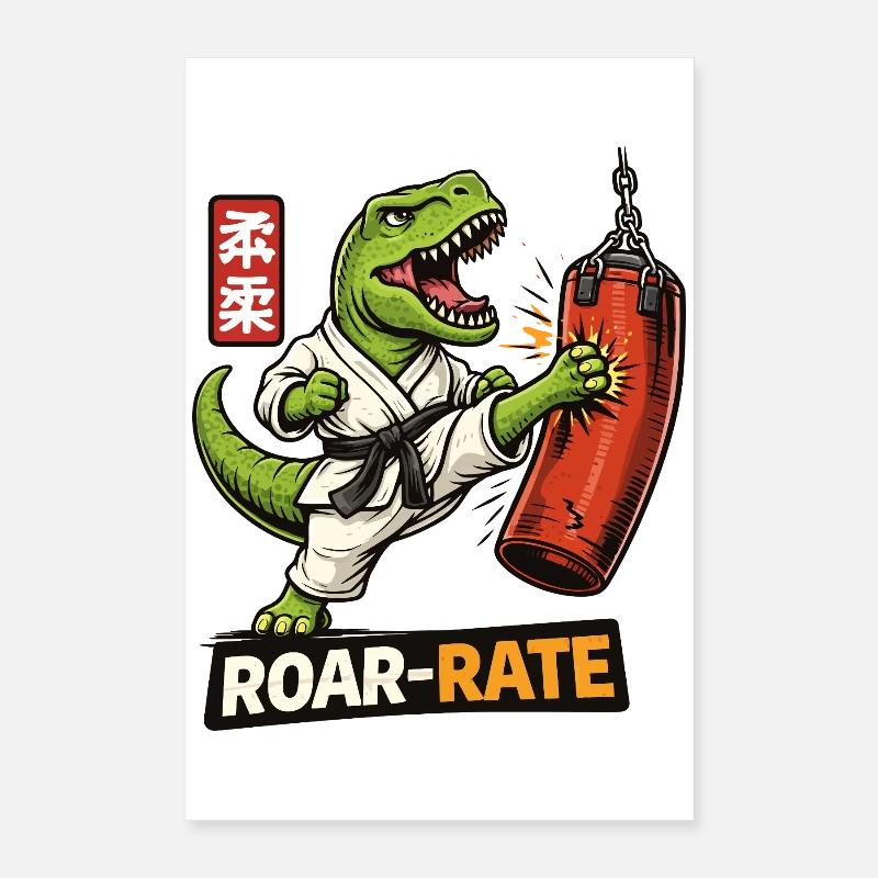 Dino Dojo Roar Poster 40x60 cm