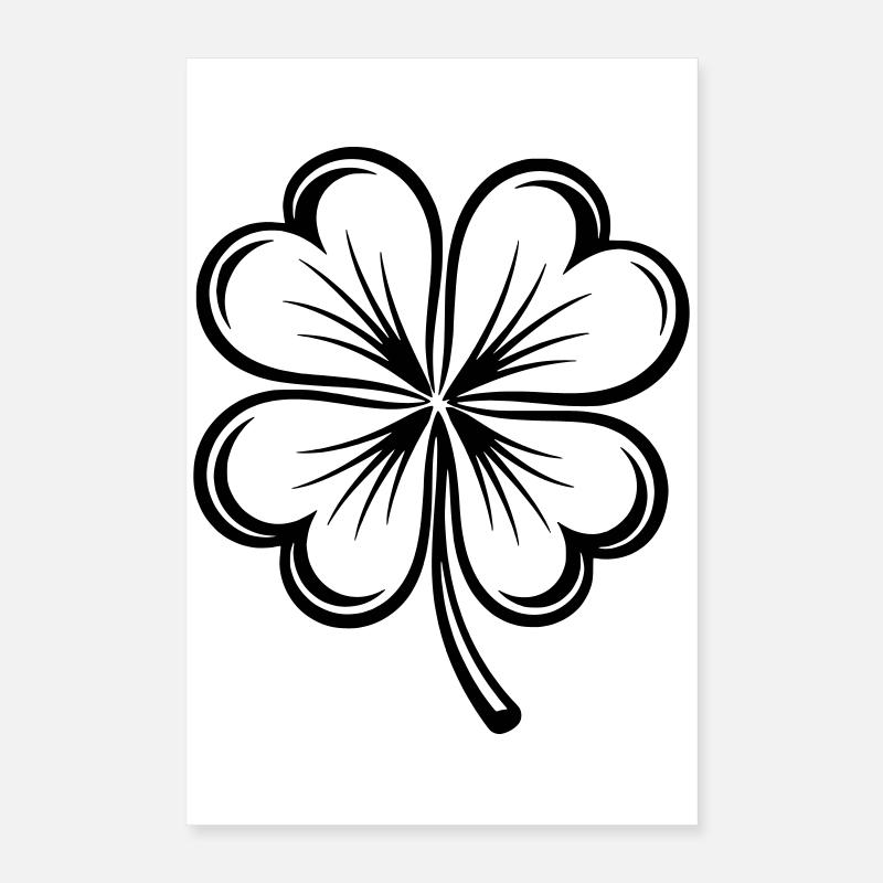 Four-leaf clover Poster 16" x 24" (40x60 cm)