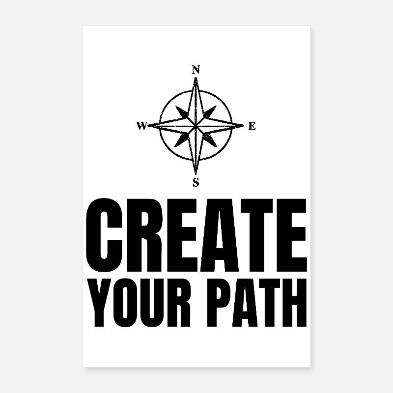Create Your Path Poster 16" x 24" (40x60 cm)