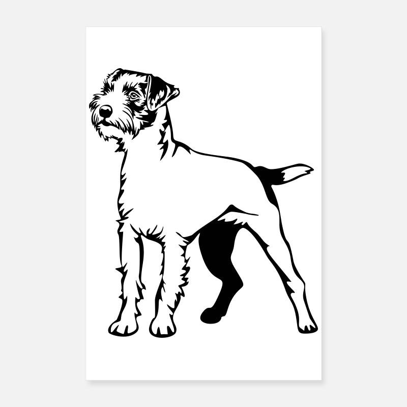 Parson Russell Terrier Poster 40 x 60 cm