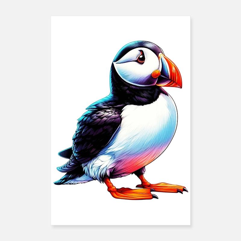 Papageitaucher Poster 40x60 cm