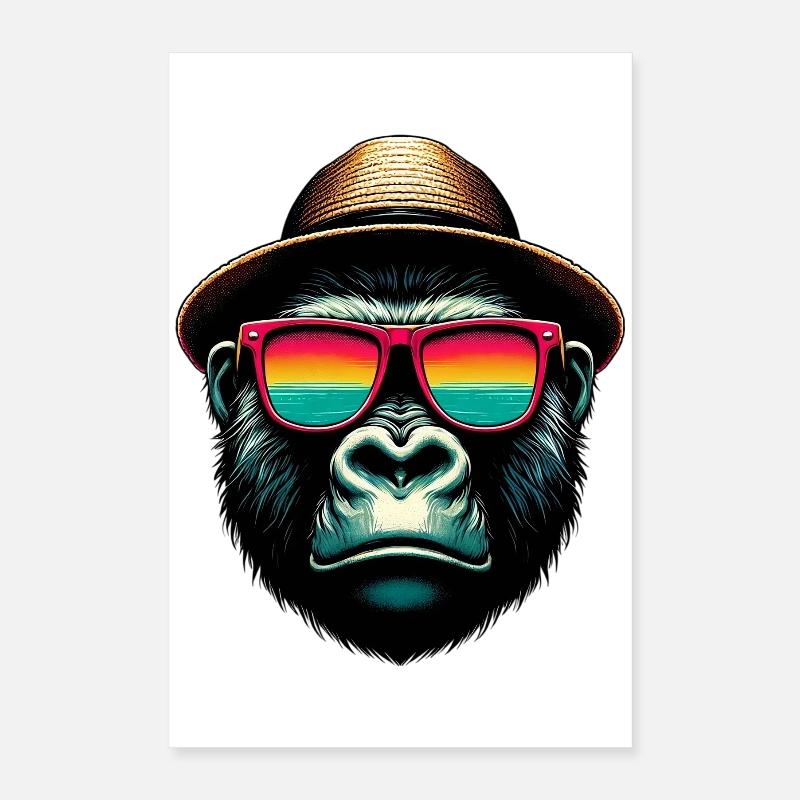 Gorille Poster 40 x 60 cm