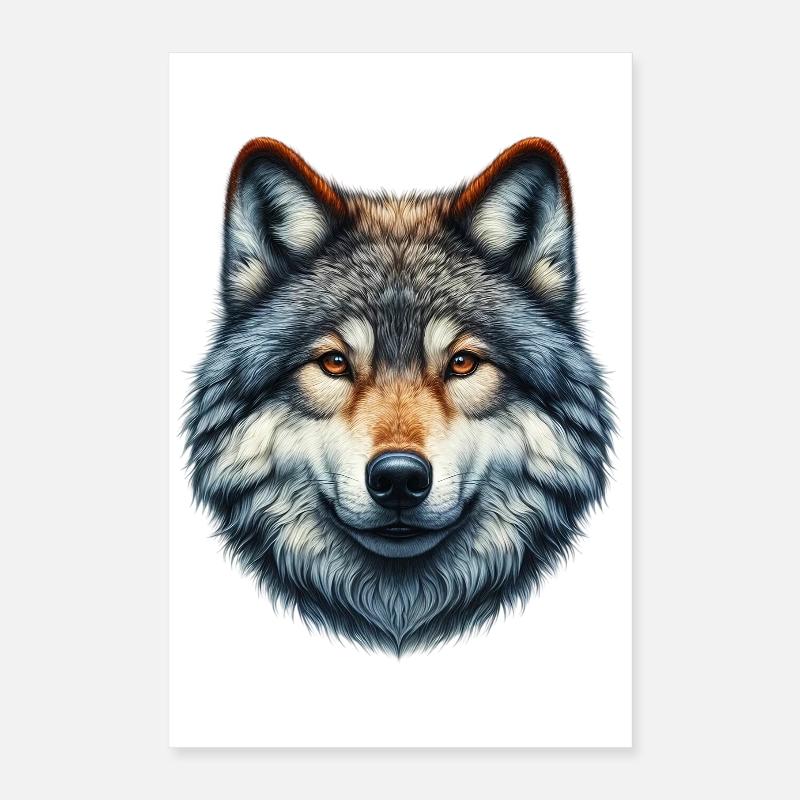 Wolf Poster 40x60 cm