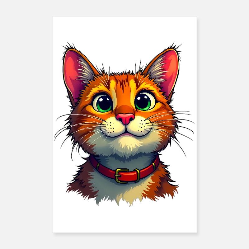Chat mignon Poster 40 x 60 cm