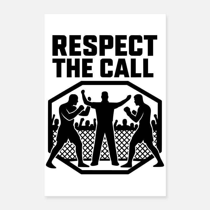 MMA Tribute Respect The Call Poster 40x60 cm