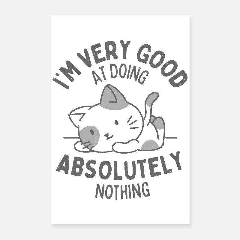 Absolut nichts tun Poster 40x60 cm