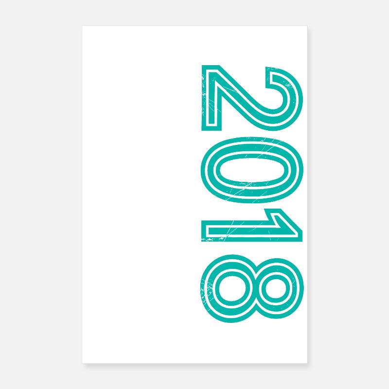 8. Geburtstag Junge 2018 Geschenk Deko Poster 40x60 cm