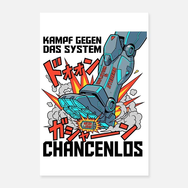 Kampf_Gegen_Das_System Poster 40x60 cm
