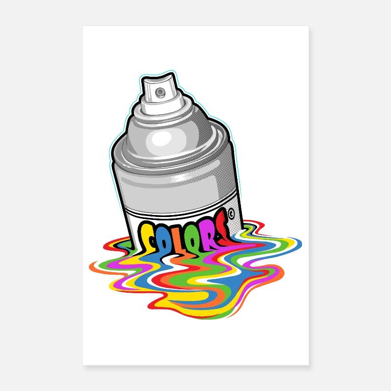 Melting spray Poster 16" x 24" (40x60 cm)