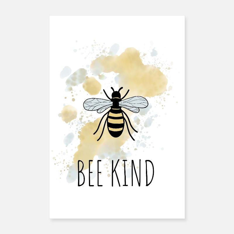Biene Be Bee Kind Poster 40x60 cm