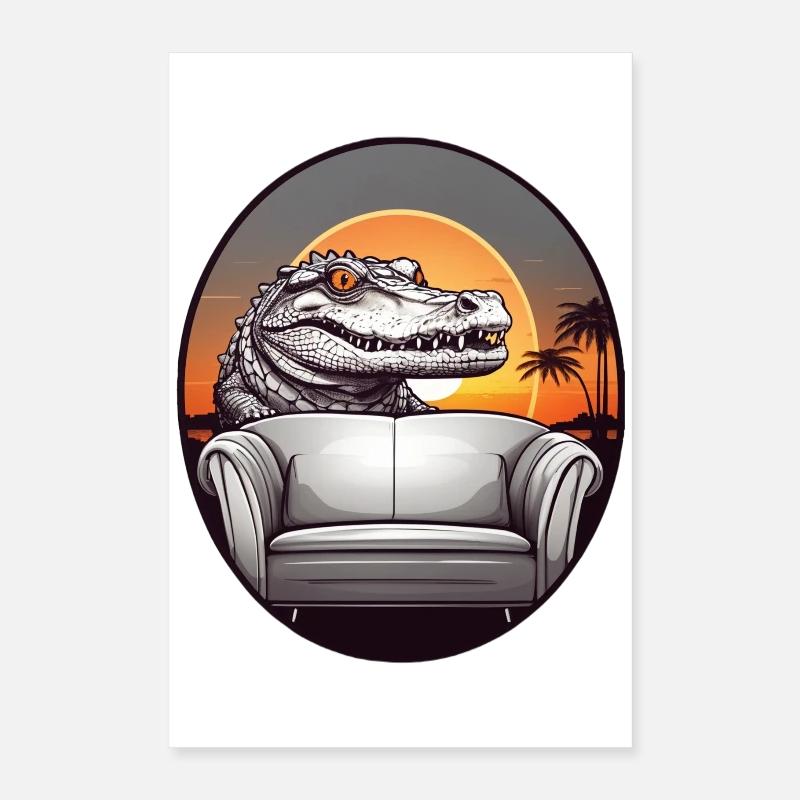 Alligator Poster 40x60 cm