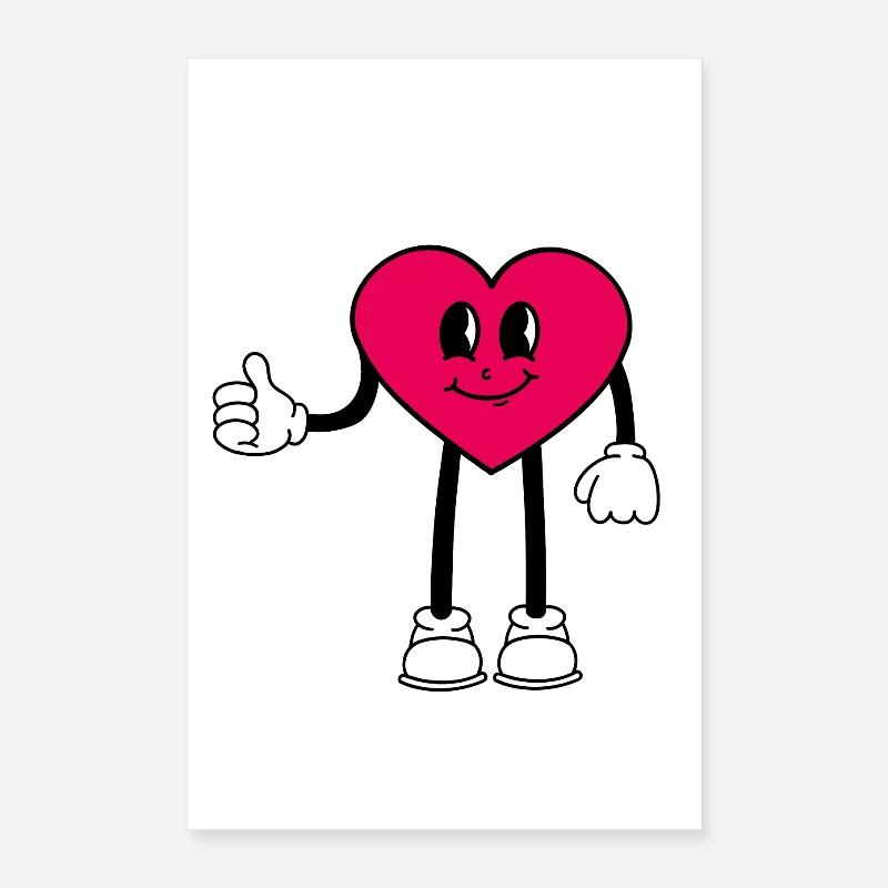 Herz Poster 40x60 cm