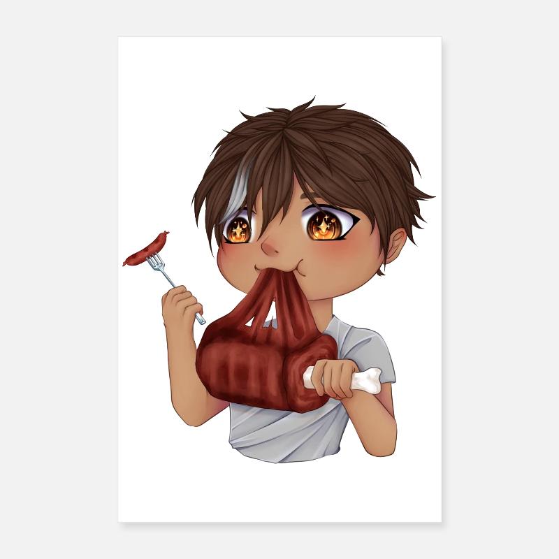 Gourmet Chibi Poster 40x60 cm
