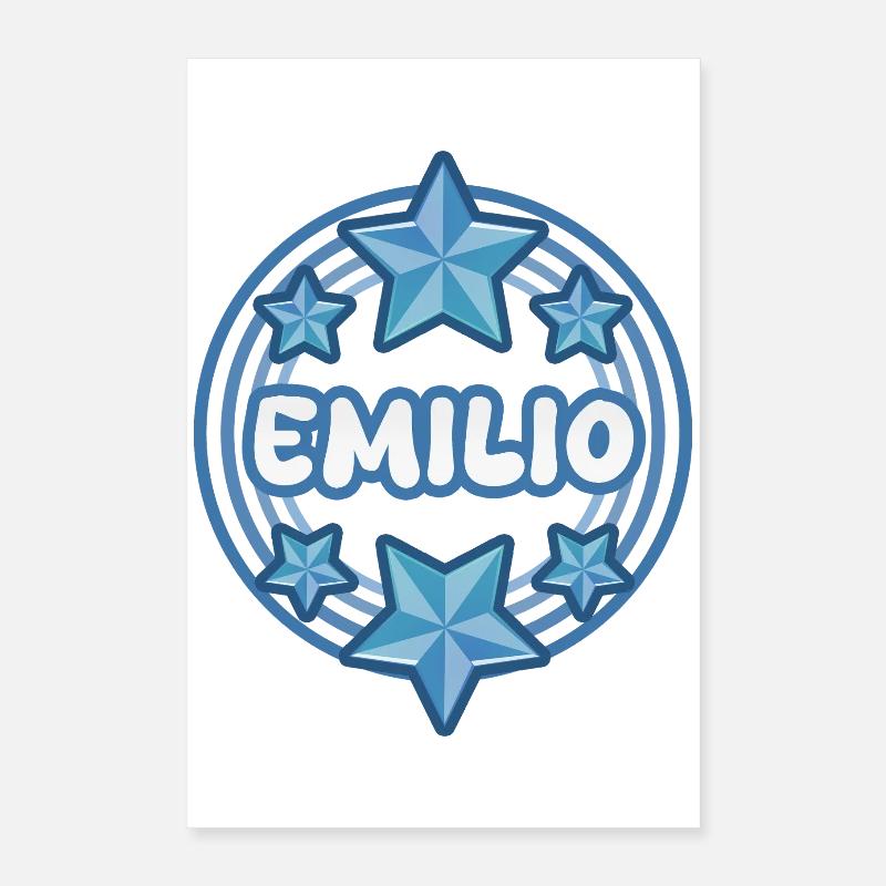 Nom : Emilio Poster 40 x 60 cm