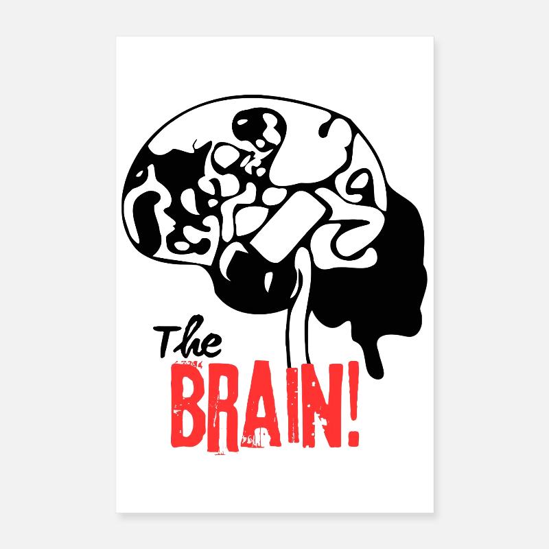 The Brain Pattern Print Poster 16" x 24" (40x60 cm)