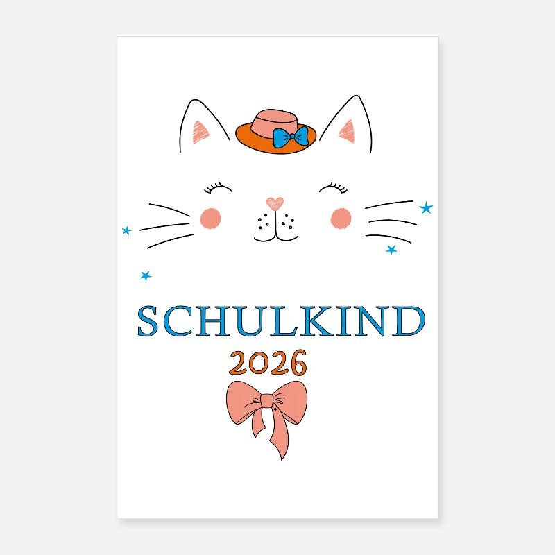 Schulkind 2026  Poster 40x60 cm