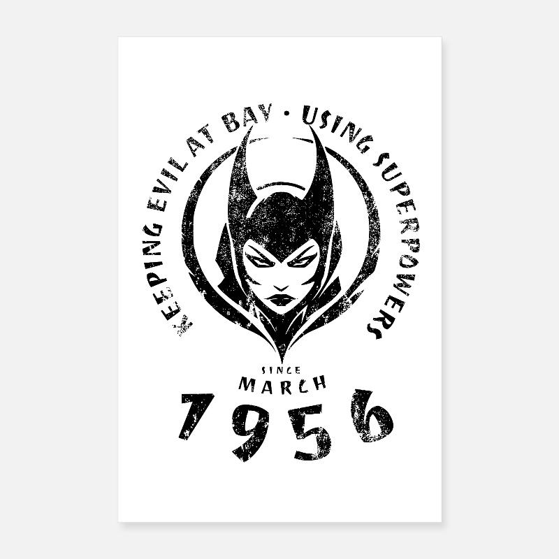 70. Geburtstag Using Superpowers Since 03/1956 Poster 40x60 cm