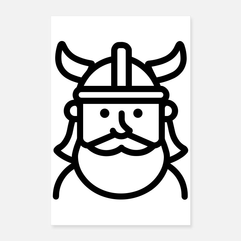 Wikinger Poster 40x60 cm