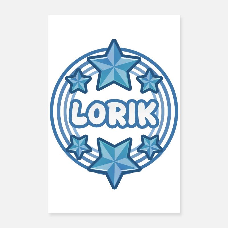 Prénom Lorik Poster 40 x 60 cm
