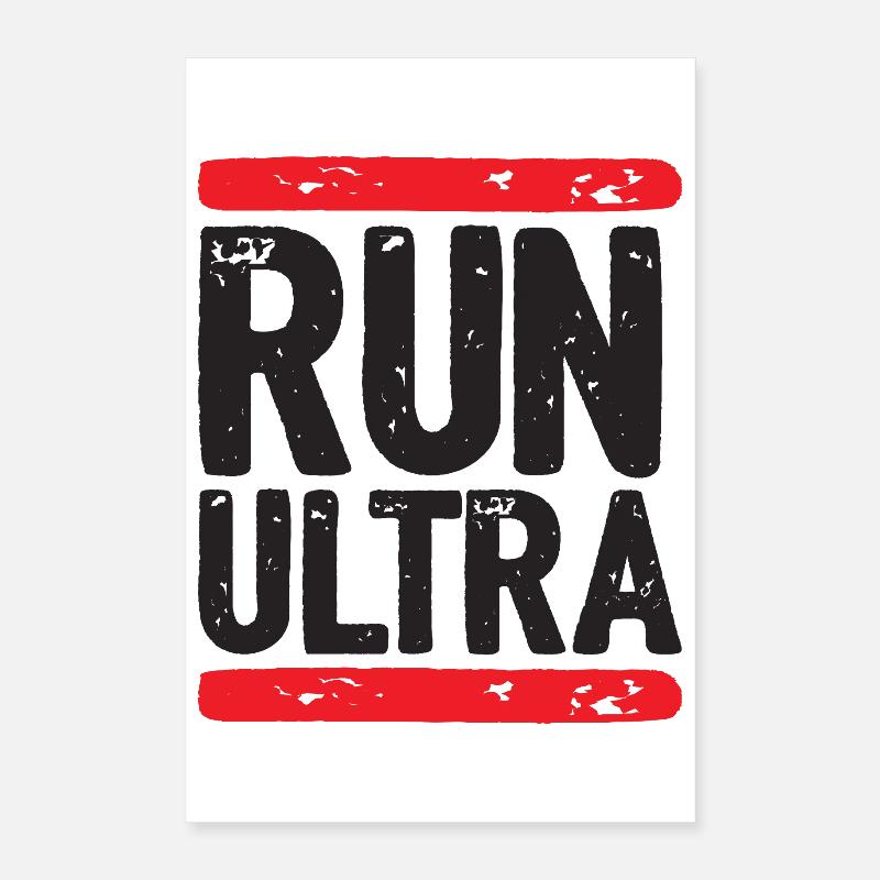 Run Ultra Poster 16" x 24" (40x60 cm)